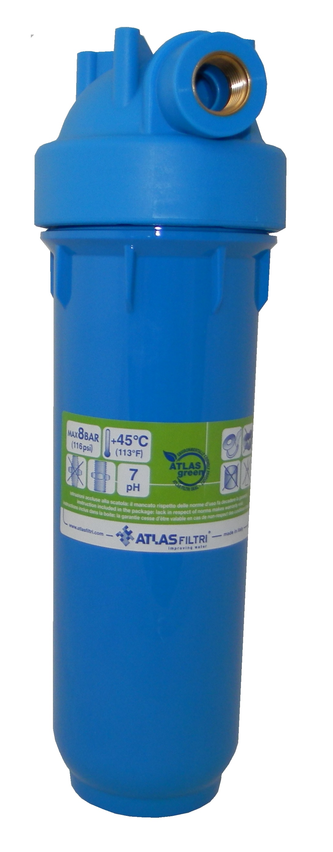 10'' Filter housing OT Blue